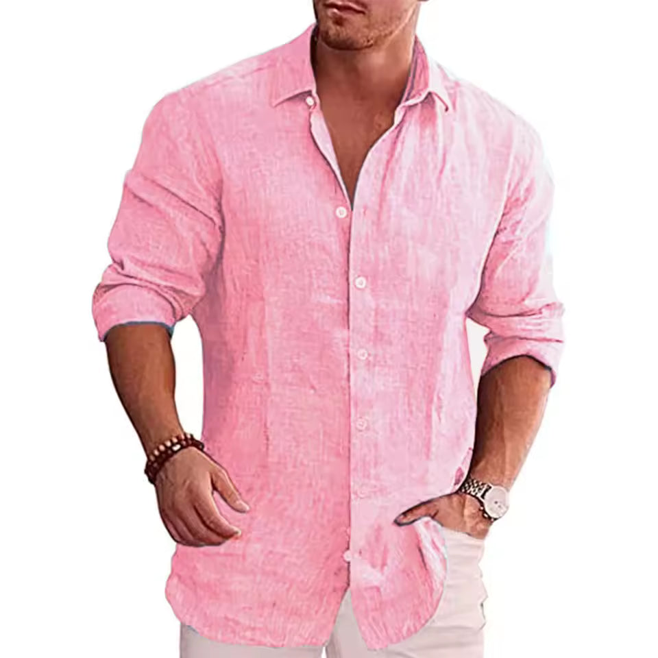 Men’s Hand-Crafted Cotton Button-Up