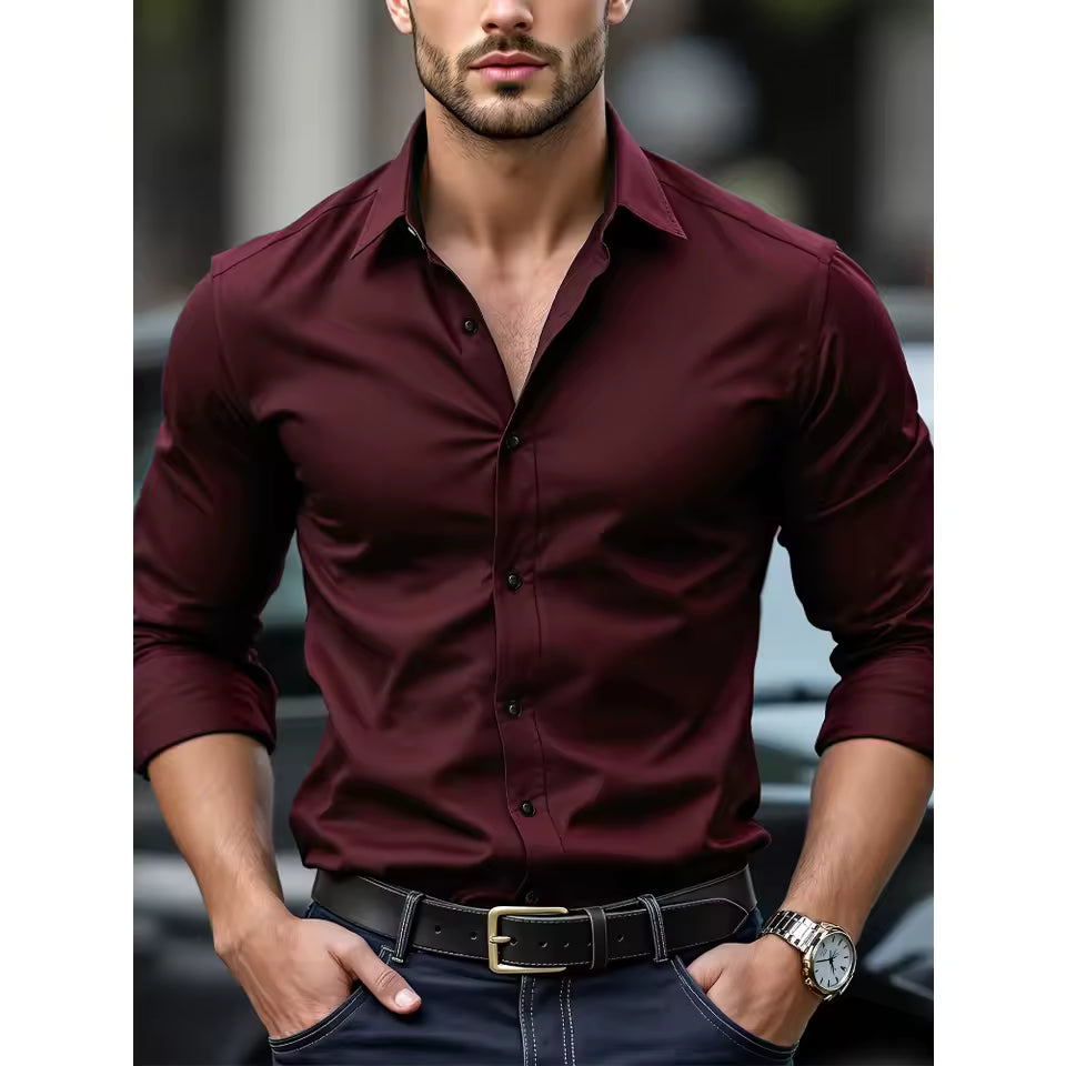 Men’s Fitted Dress Shirt